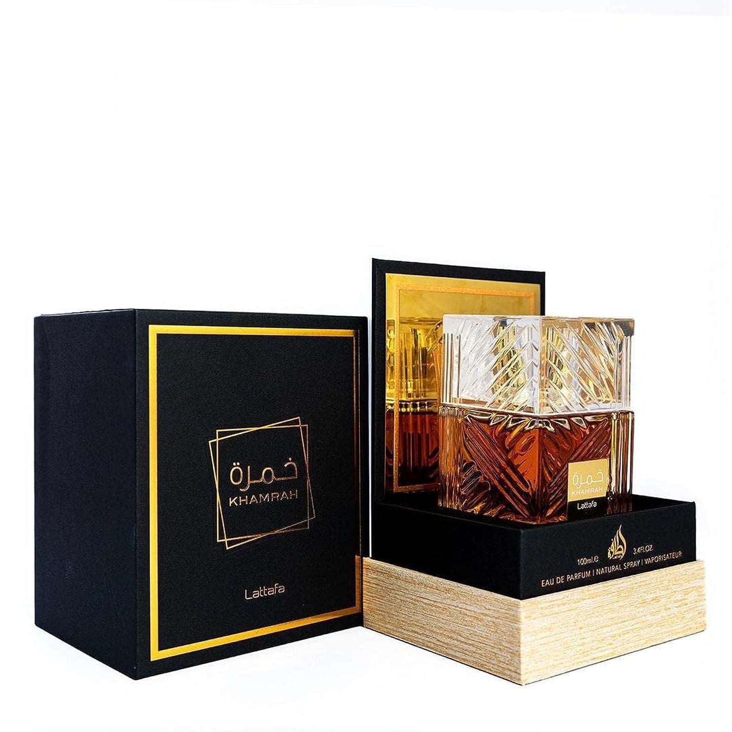 Lattafa Khamrah - Vanilla, Warm Spicy, Amber, Cinnamon - Eau de Parfum Long-Lasting Fragrance for Unisex - 100 ml