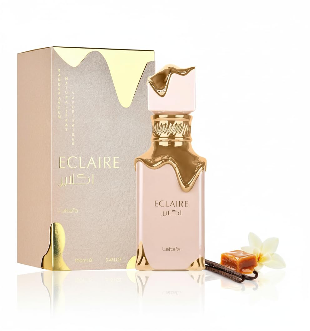 Lattafa Eclaire - Vanilla, Caramel, Sweet, Floral - Eau de Parfum Long-Lasting Fragrance for Women