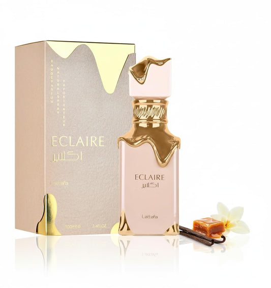 Lattafa Eclaire - Vanilla, Caramel, Sweet, Floral - Eau de Parfum Long-Lasting Fragrance for Women
