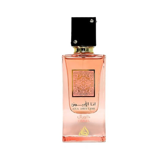 Lattafa Ana Abiyedh Coral for Unisex Eau de Parfum Spray - 60 ml