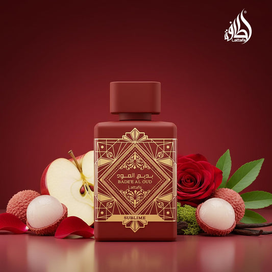 Lattafa Bade'e Al Oud Sublime - Tropical, Fruity, Fresh, Vanilla - Eau de Parfum Long-Lasting Fragrance for Unisex - 100 ml