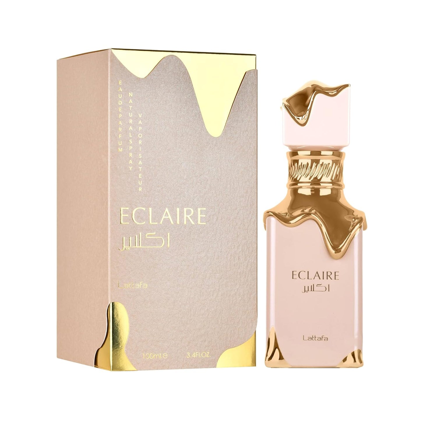 Lattafa Eclaire - Vanilla, Caramel, Sweet, Floral - Eau de Parfum Long-Lasting Fragrance for Women