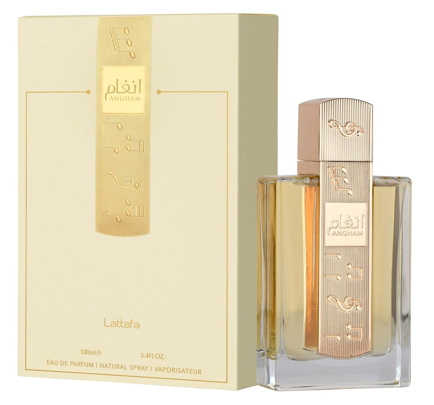 Lattafa Angham Perfume - Citrus, Lavender, Musk, Amber, Vanilla -Long-Lasting Fragrance for Unisex - 100 ml