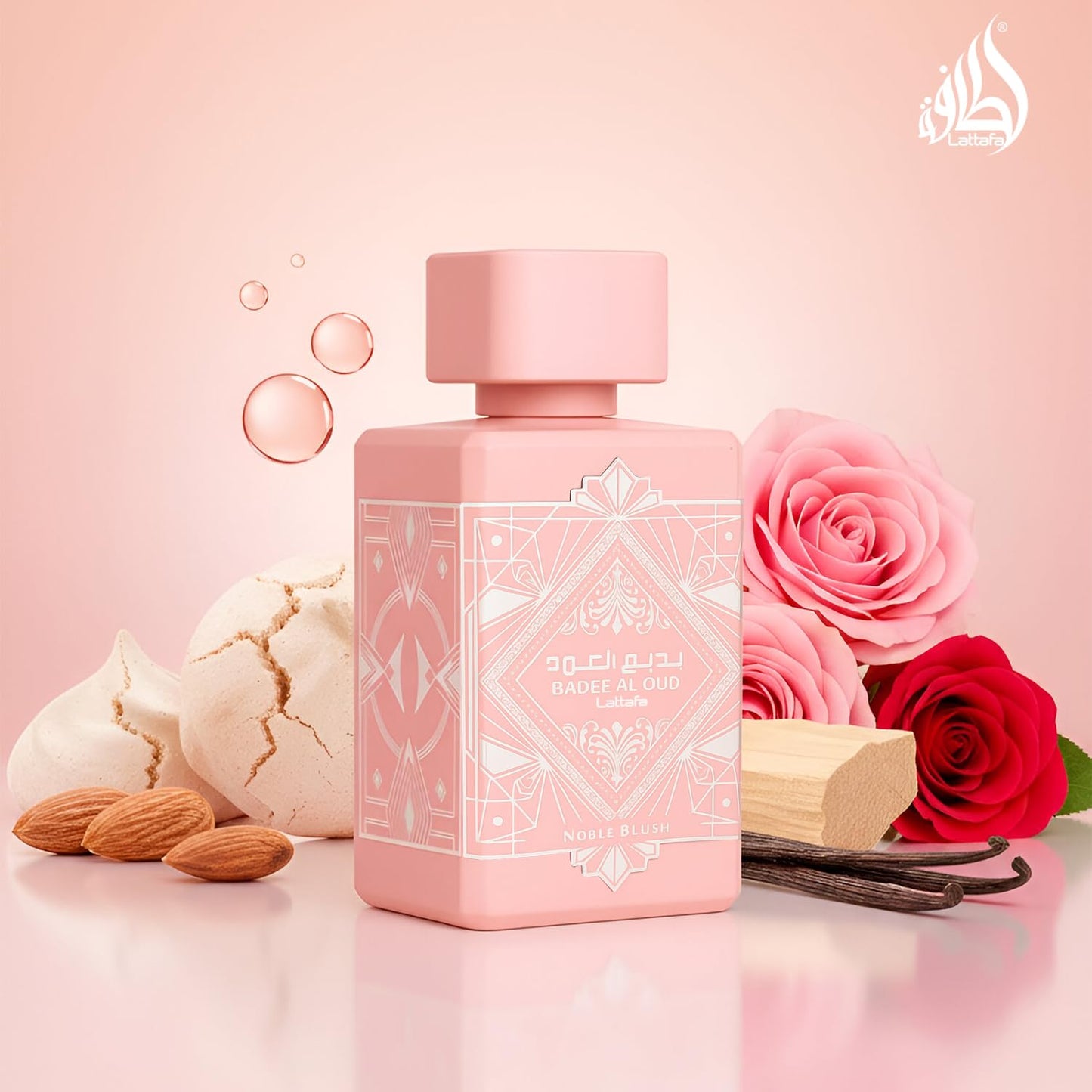 Lattafa Bade'e Al Oud Noble Blush for Unisex Eau de parfum Spray -100ml